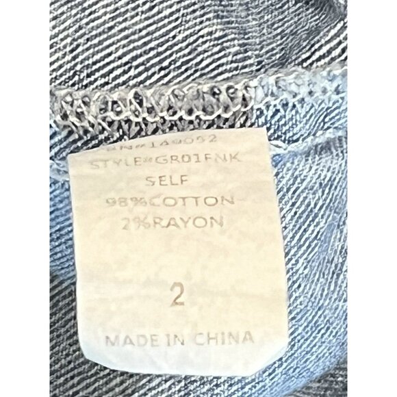 Fashion Nova Kids Toddler Smiley Face Girls Jean Denim Jacket Size 2 - Picture 5 of 5